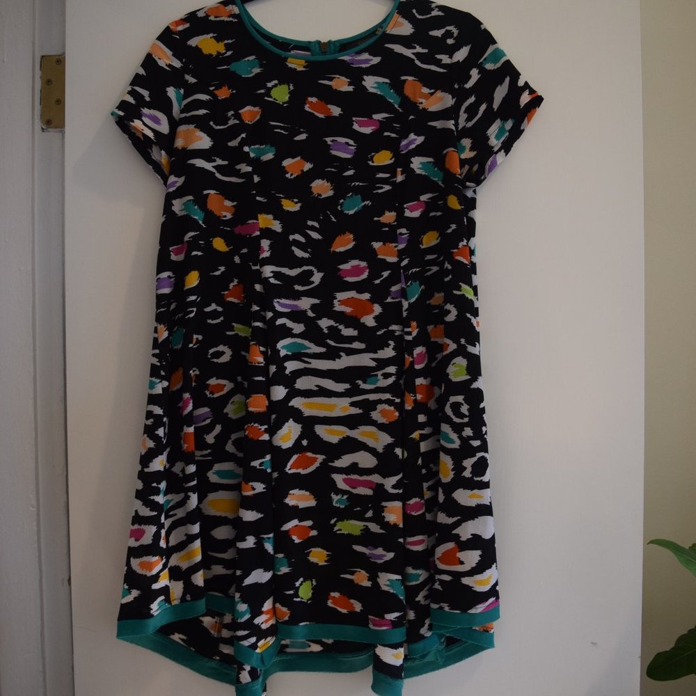 THML Lisa Frank Style Leopard Dress - Size M